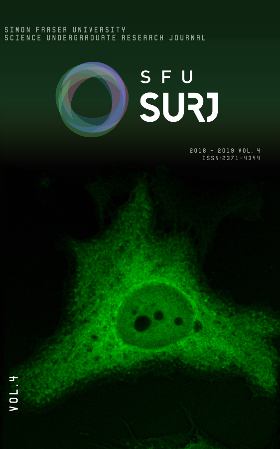 					View Vol. 4 (2019): SFU Science Undergraduate Research Journal
				